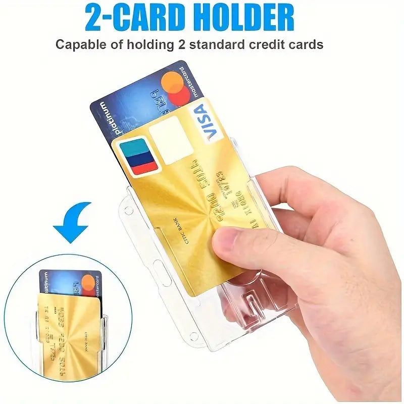 transparent card holder