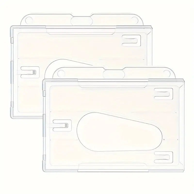 transparent card holder