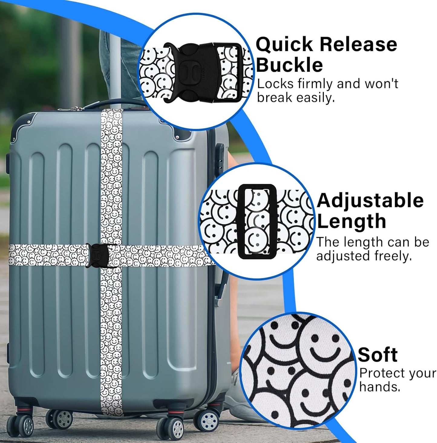 sublimation luggage belt