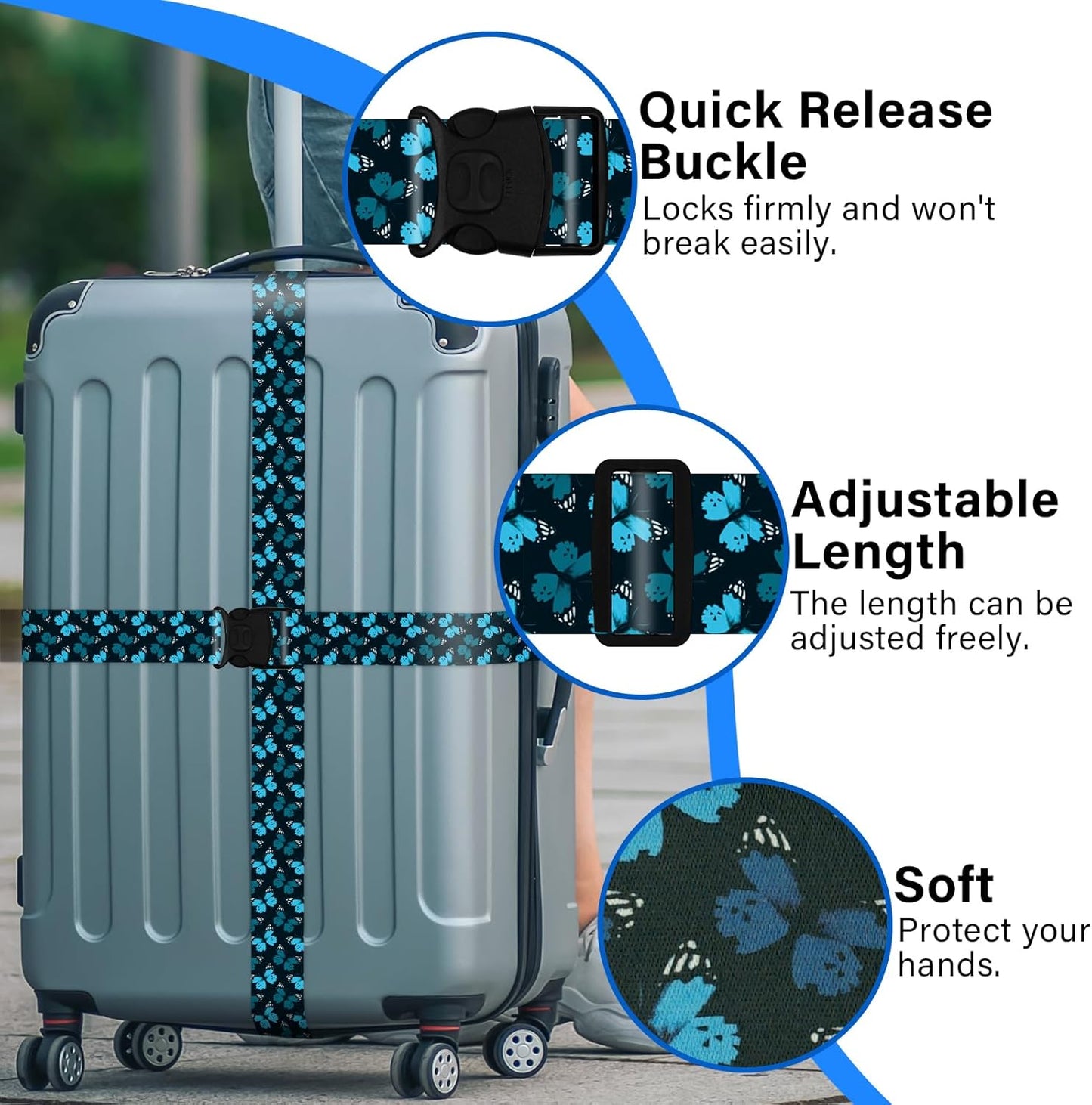 sublimation luggage belt