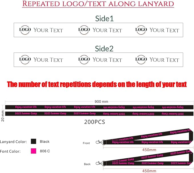 Customized Personalized Lanyards