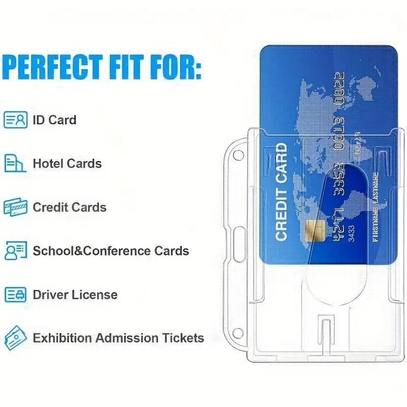 transparent card holder
