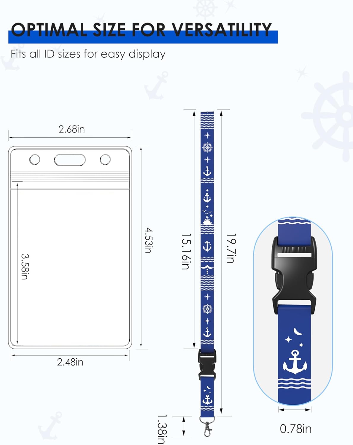 sublimation lanyard with ID card