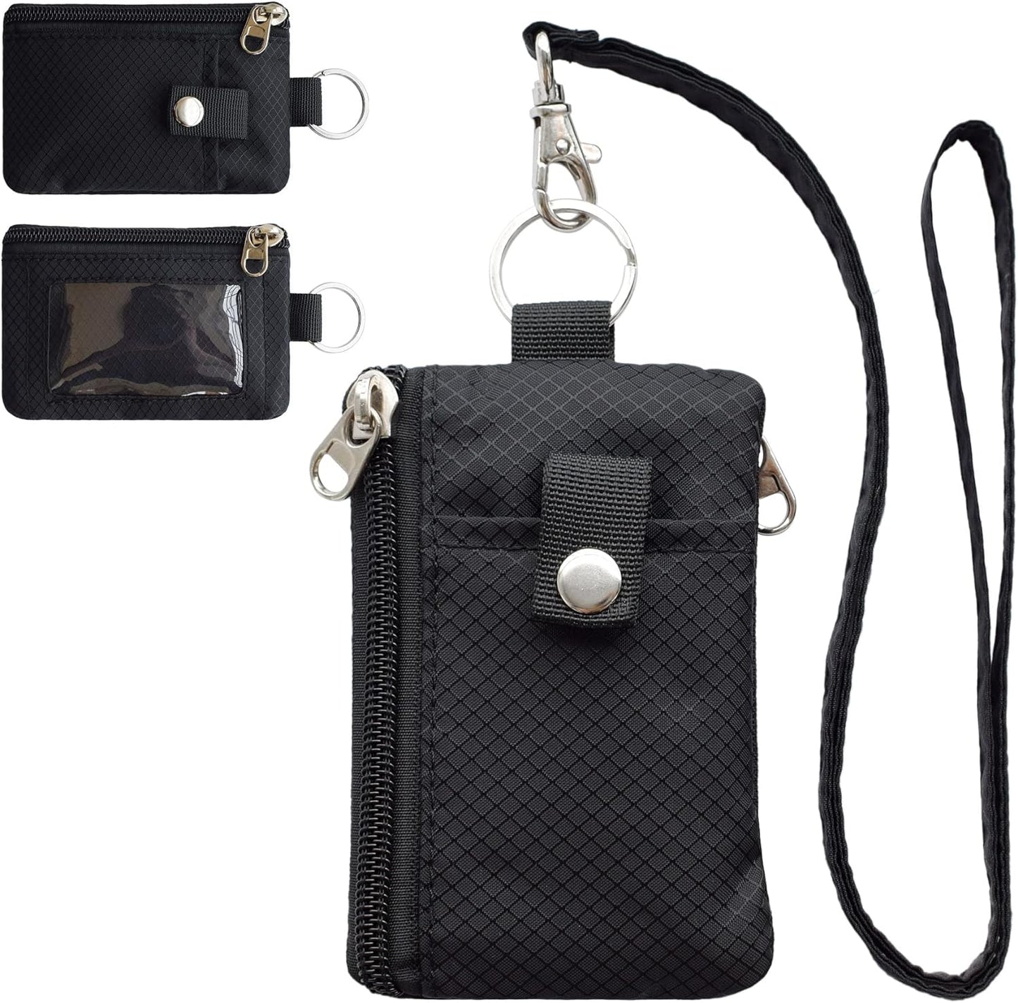 Men's Oxford Small Wallet with zipper