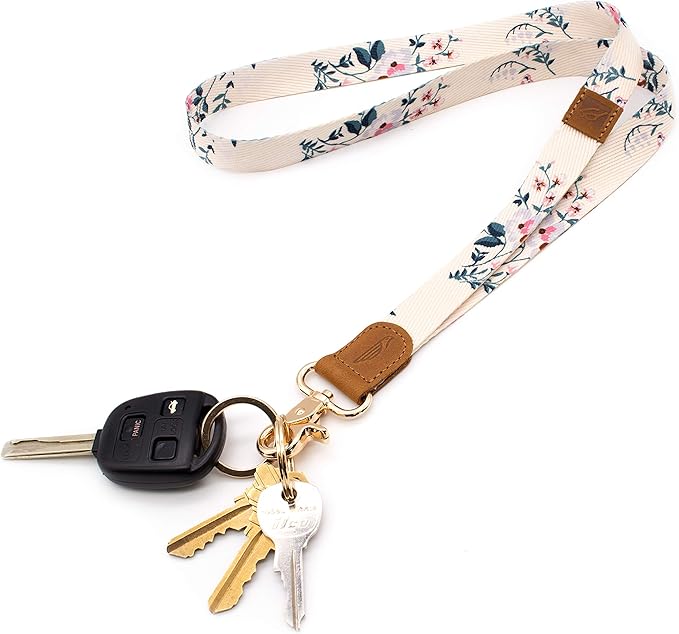 POCKT Lanyard for Keys Neck Lanyard Key Chain Holder for Men and Women - Cool Neck Lanyards for Keys, Wallets and ID Badge Holders | Jasmine