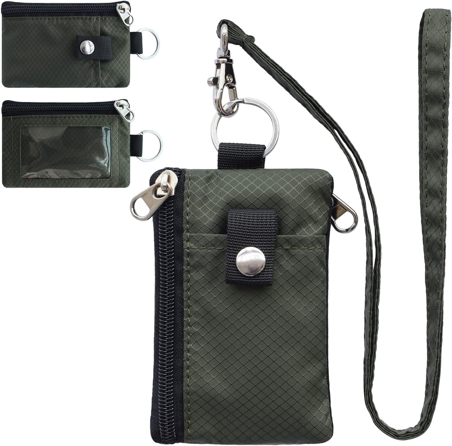 Men's Oxford Small Wallet with zipper