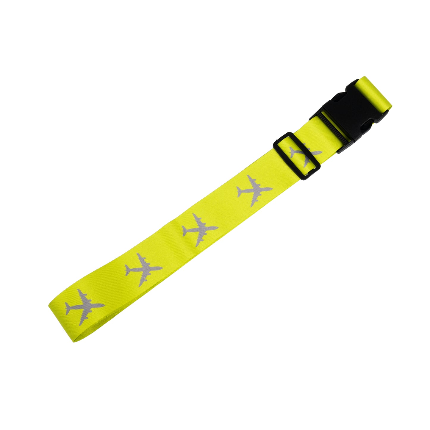 Luggage belt with buckle