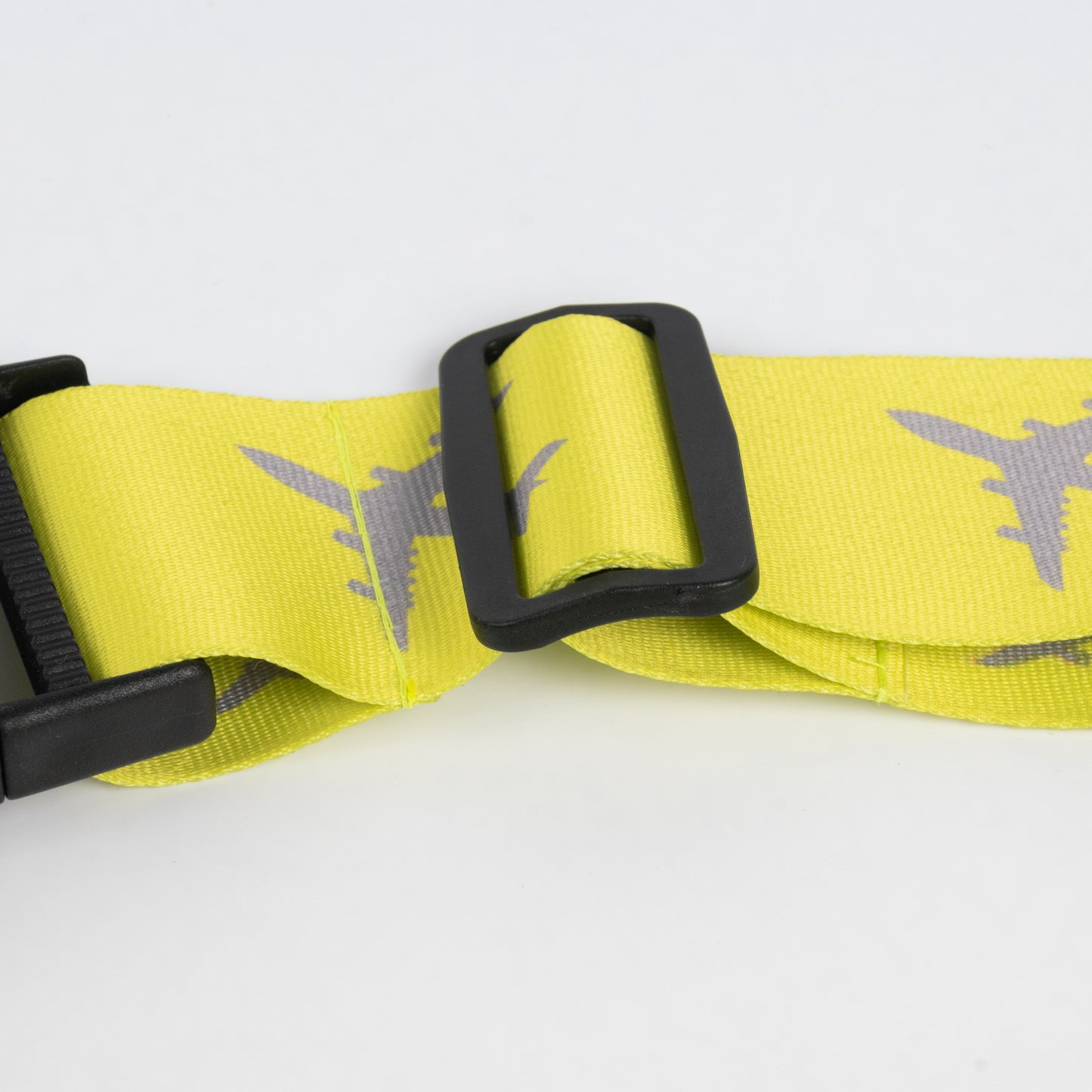 Luggage belt with buckle