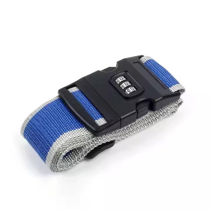 Travel Accessories Adjustable Luggage Belt Strap Colorful Luggage Straps With Lock for Suitcase