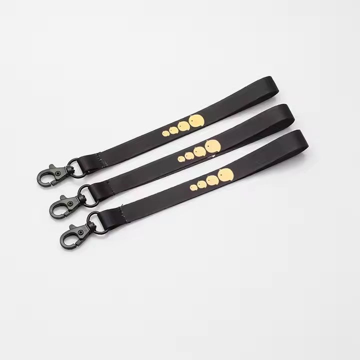 Promotional polyester lanyard sublimation polyester wrist short lanyard strap