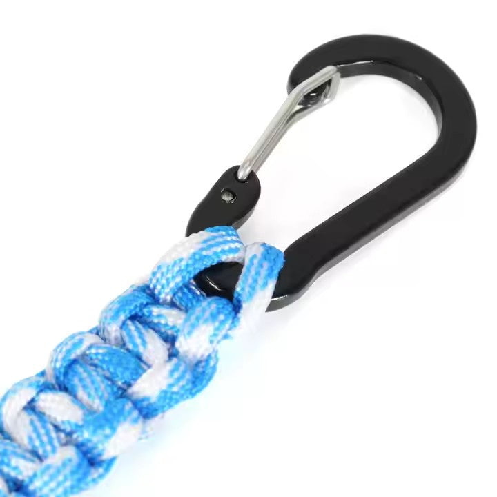Wholesale Items Online Multifunctional Outdoor Carrying Strap Water Bottle Hook Lanyard Woven Promotional Paracord Keychain