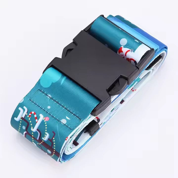 Customized luggage strap with quick release buckle strap