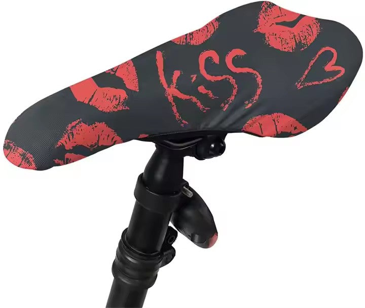 Promotional Outdoor Travel Recycled Waterproof Bike Seat Cover, Cycling Saddle Rain and Dust Protector, Protective Waterproof Barrier
