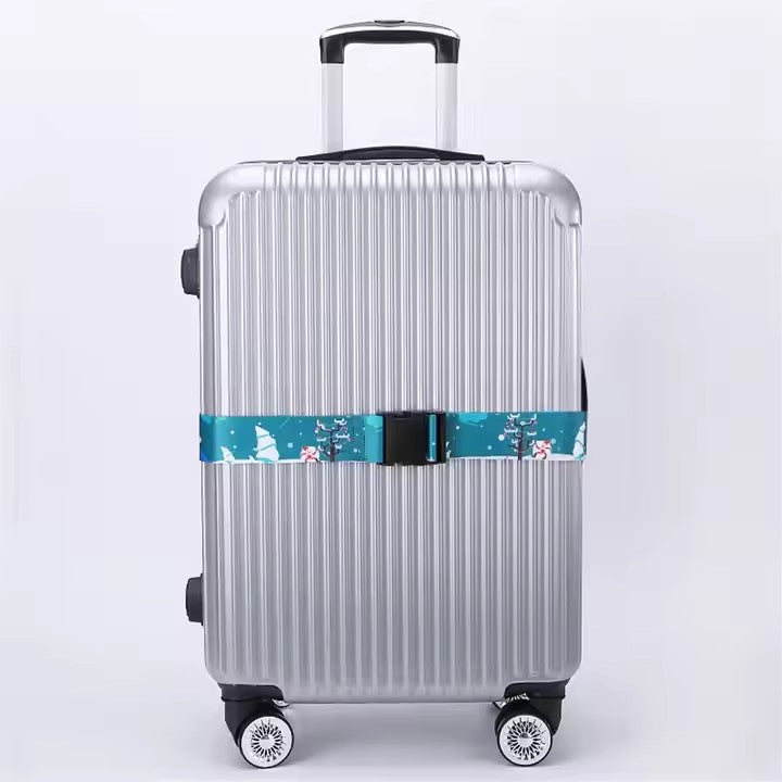 Customized luggage strap with quick release buckle strap