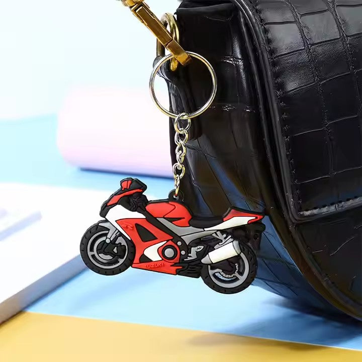 Accessories Cartoon Car Keychain Wholesale School Bag Pendant Motorcycle Keychain
