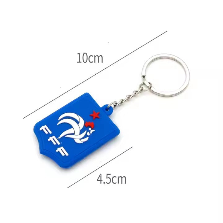 Personalized promotional gift keychain cute Christmas cartoon cartoon soft rubber polyvinyl chloride keychain customization logo 2d 3d keychain