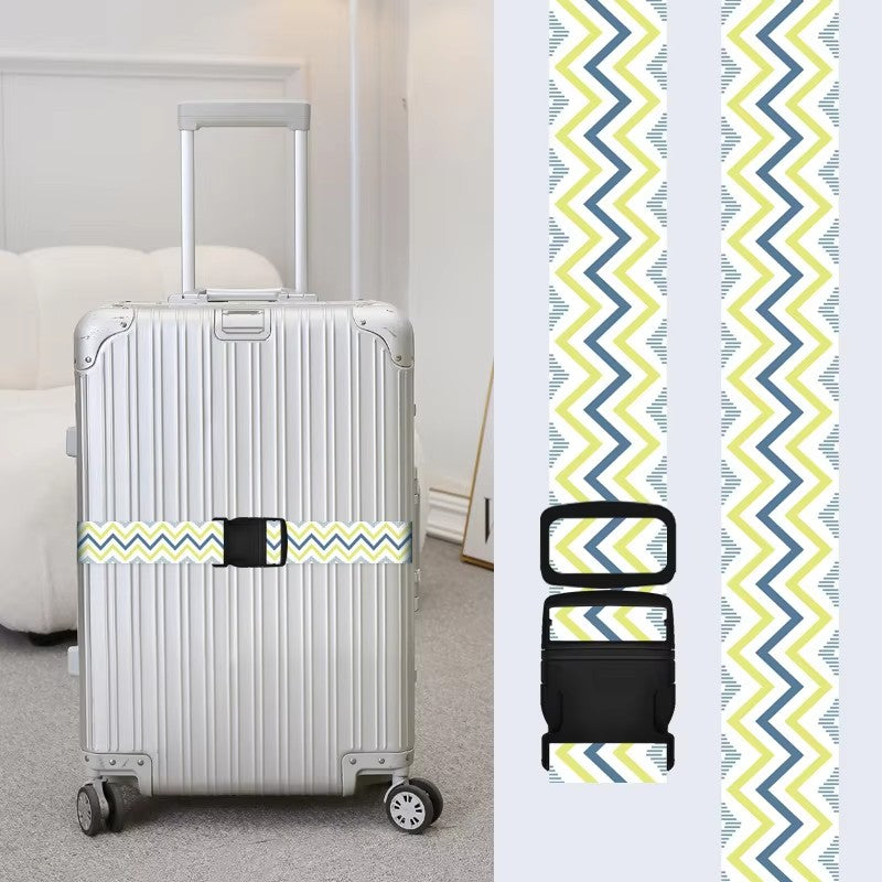 Wholesale Custom Logo Adjustable Travel Luggage Belt Nylon Webbing Luggage Strap