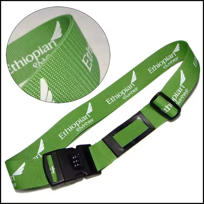 Custom printed fashionable travel luggage with RPET recycled polyester material promotion gift