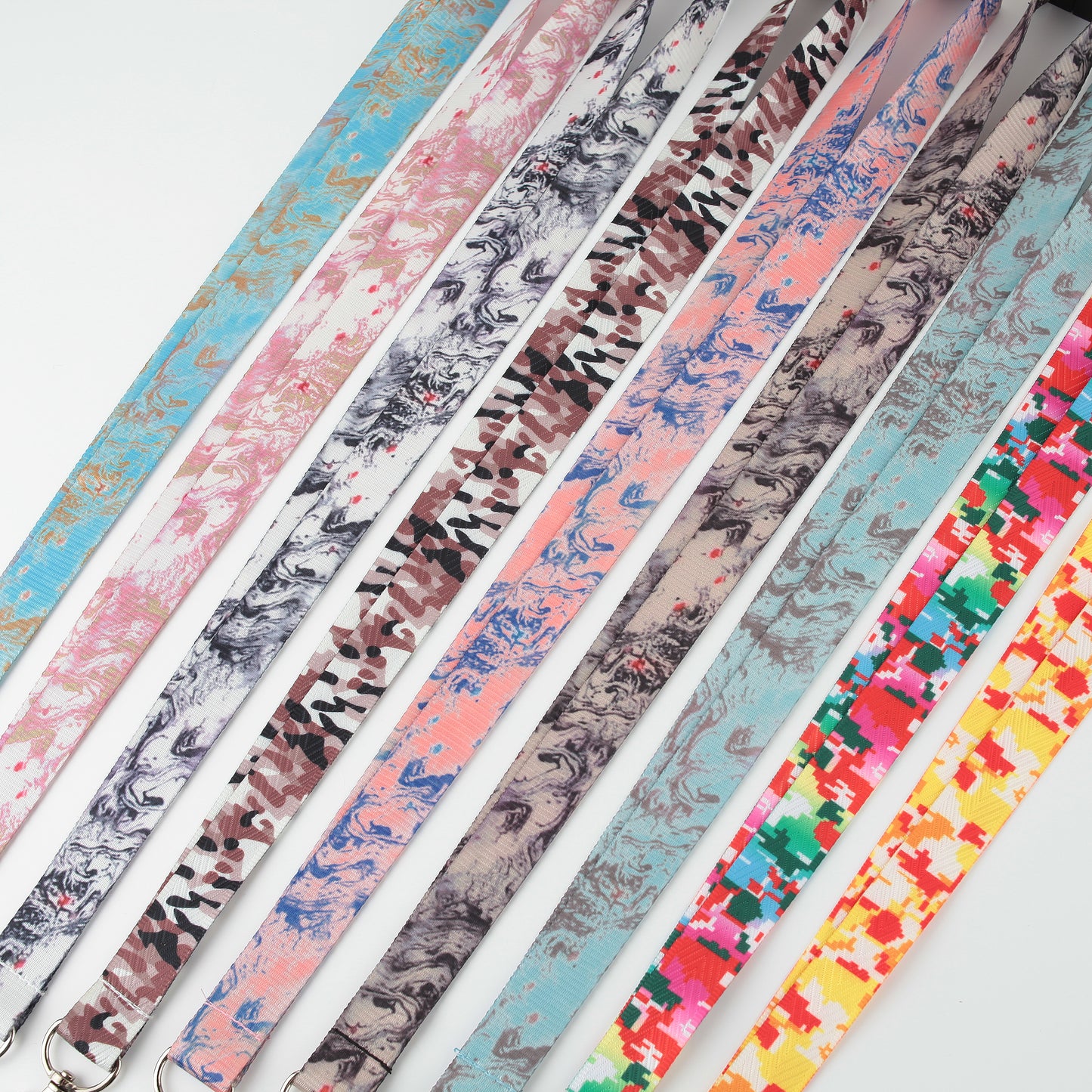 customed logo and style sublimation lanyard