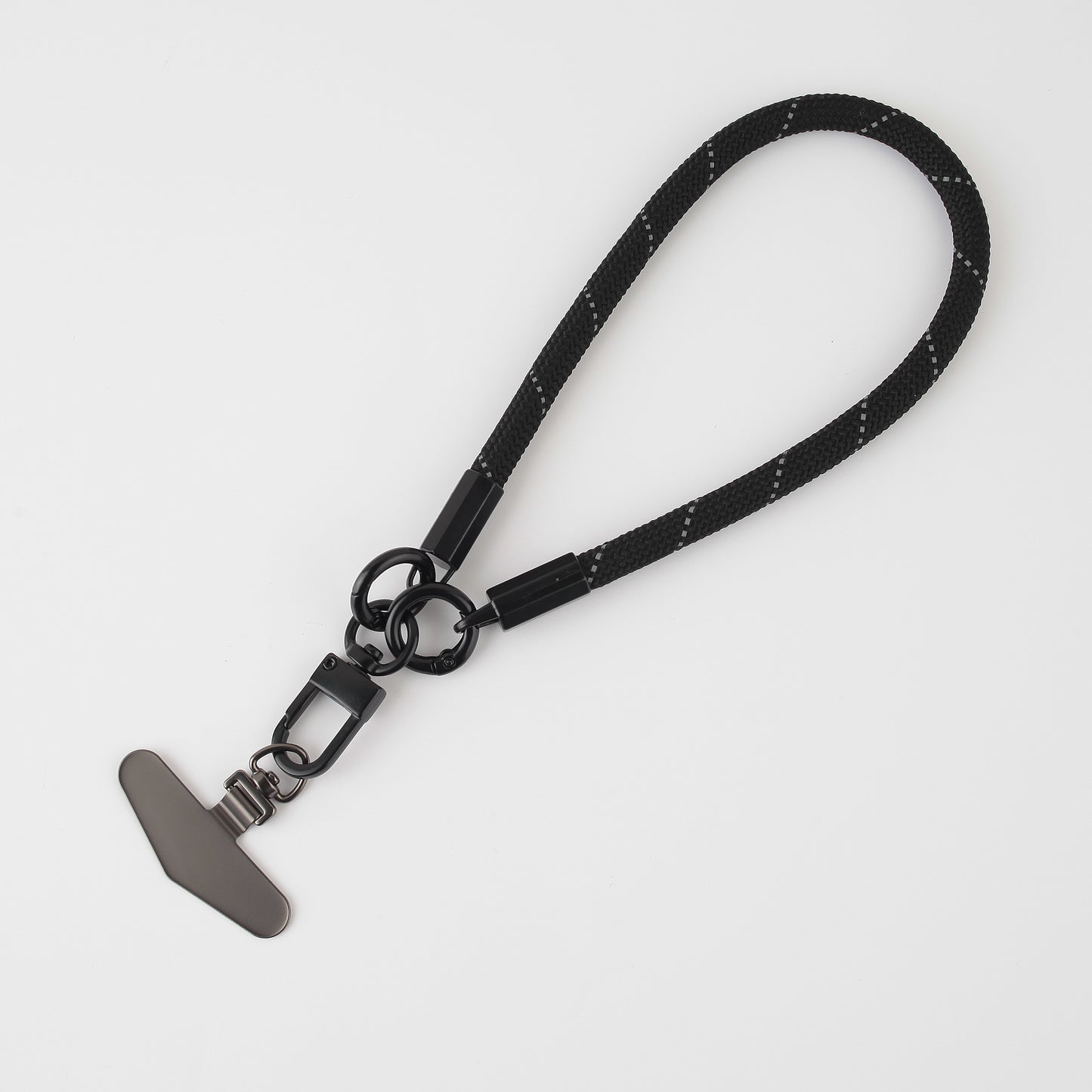 mobile phone lanyard with satinless gasket
