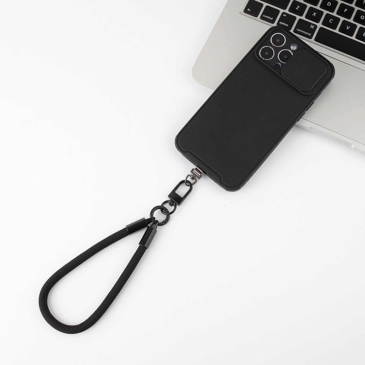 mobile phone lanyard with satinless gasket