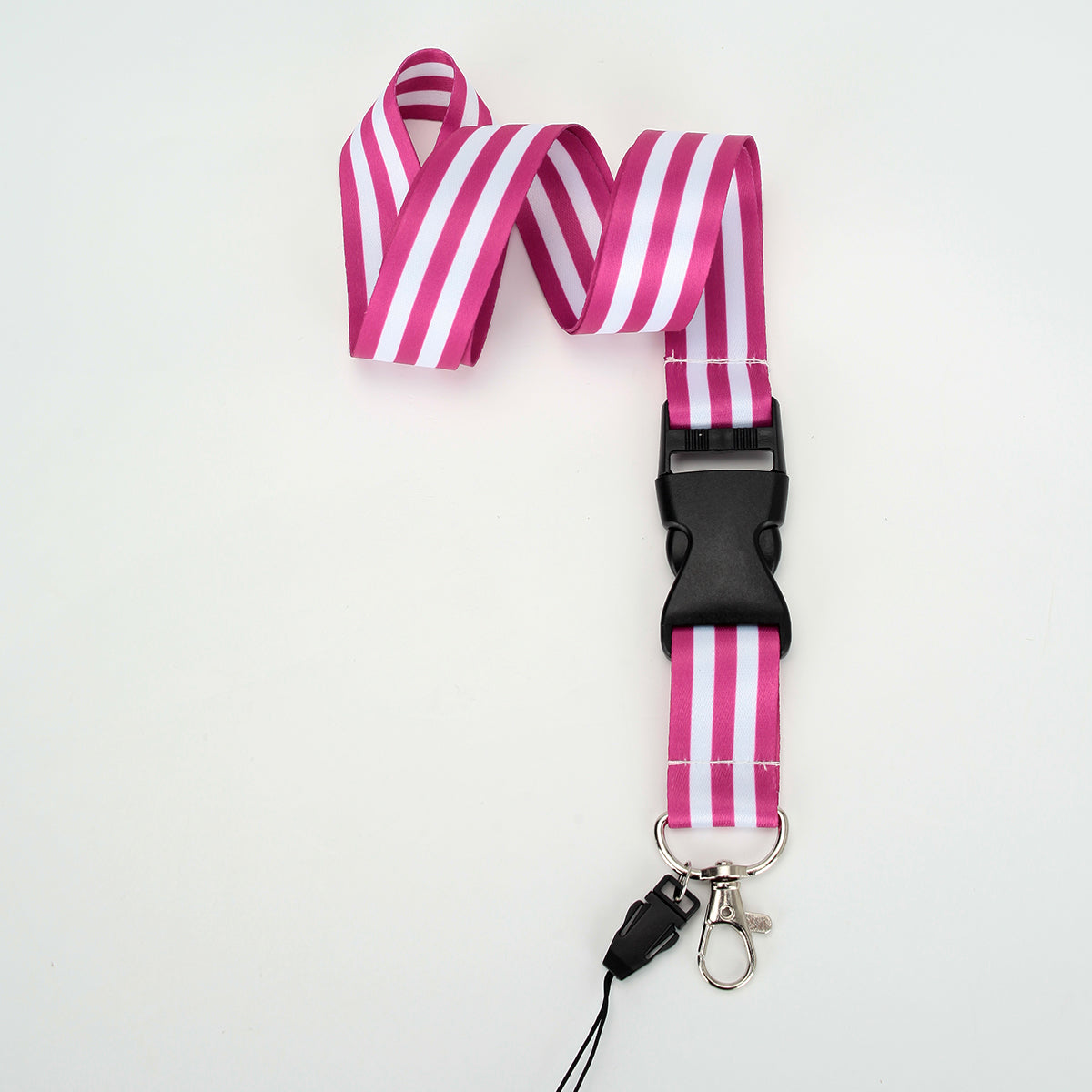 striped phone lanyard