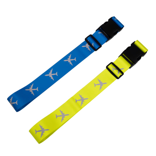 Luggage belt with buckle