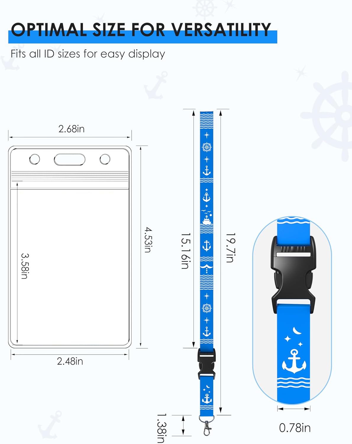 sublimation lanyard with ID card