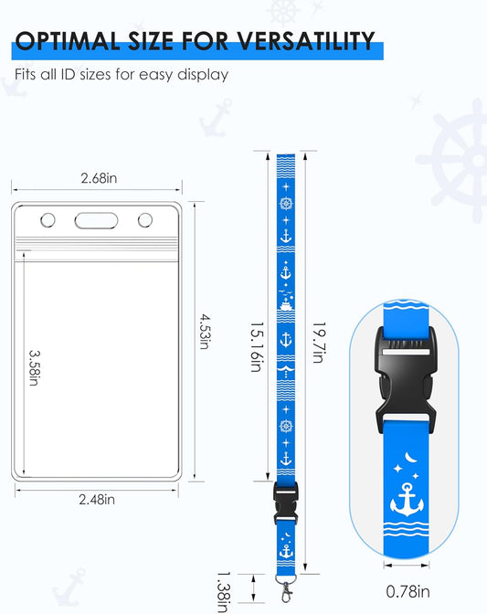 sublimation lanyard with ID card
