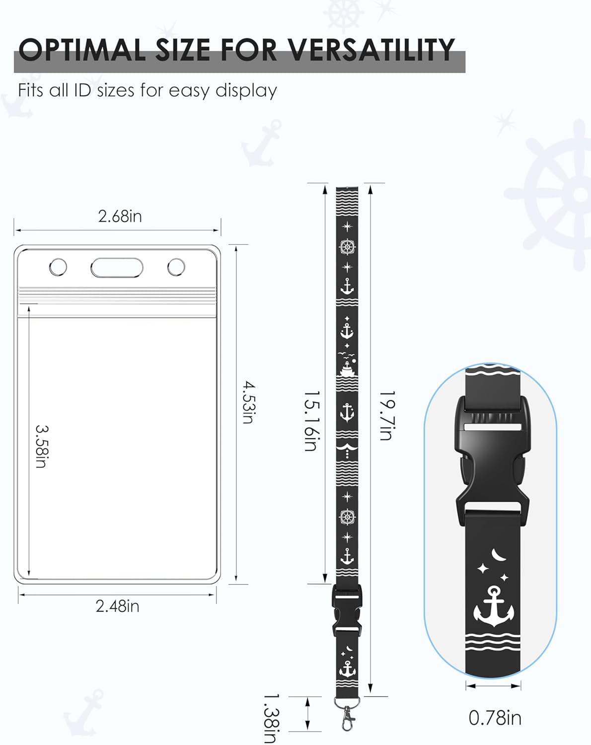 sublimation lanyard with ID card