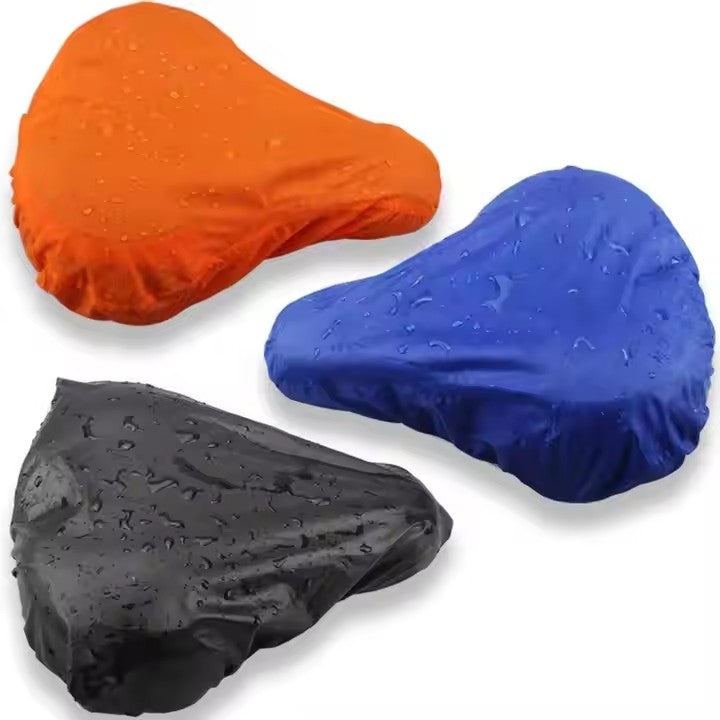 Promotional Outdoor Travel Recycled Waterproof Bike Seat Cover, Cycling Saddle Rain and Dust Protector, Protective Waterproof Barrier