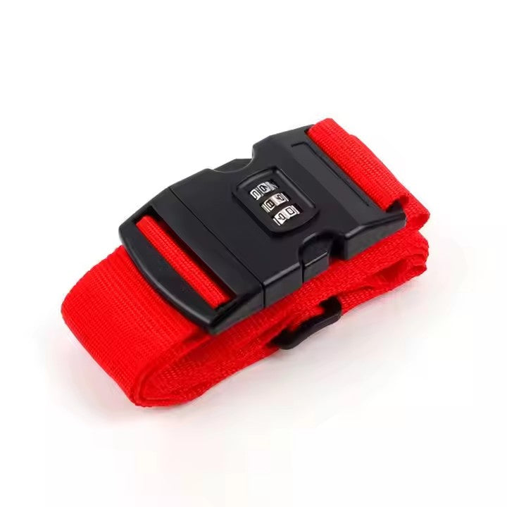 Travel Accessories Adjustable Luggage Belt Strap Colorful Luggage Straps With Lock for Suitcase