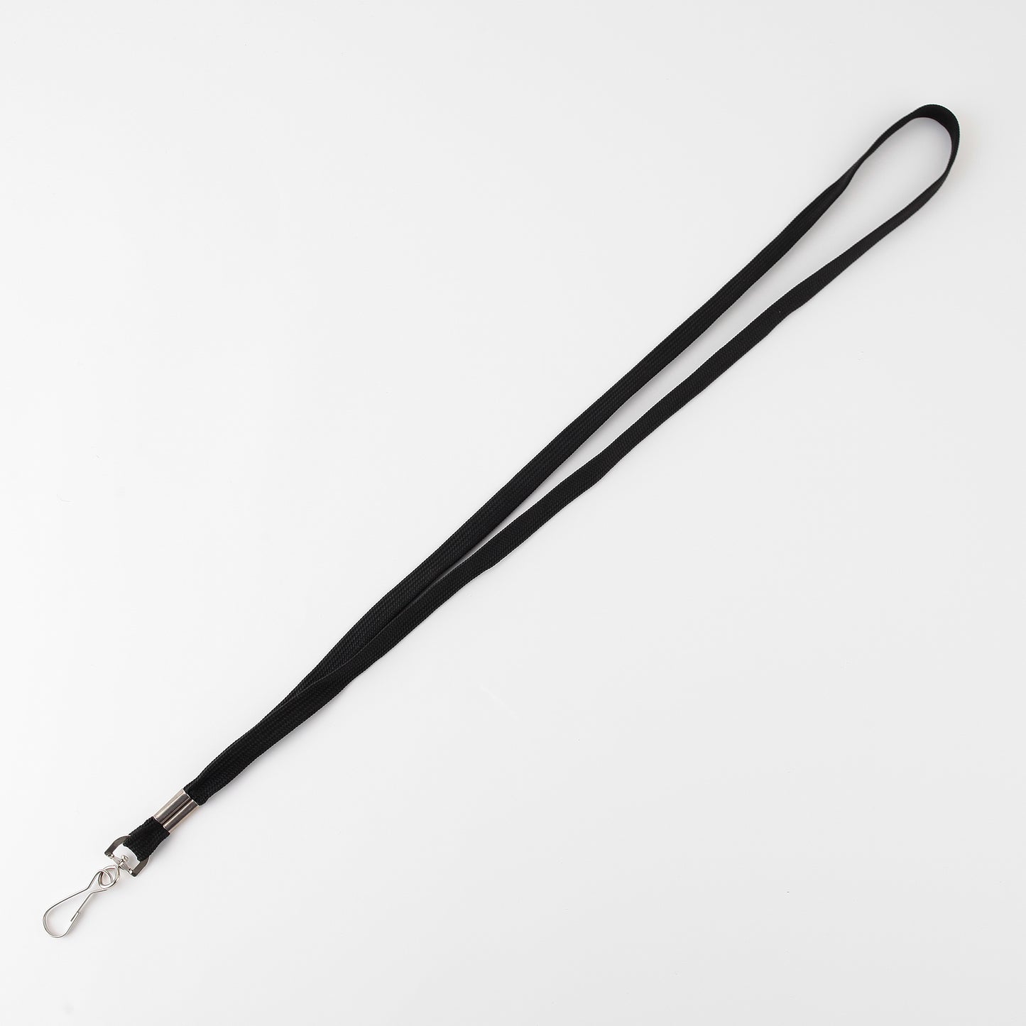 tubulor lanyard PK lanyard with metal J hook