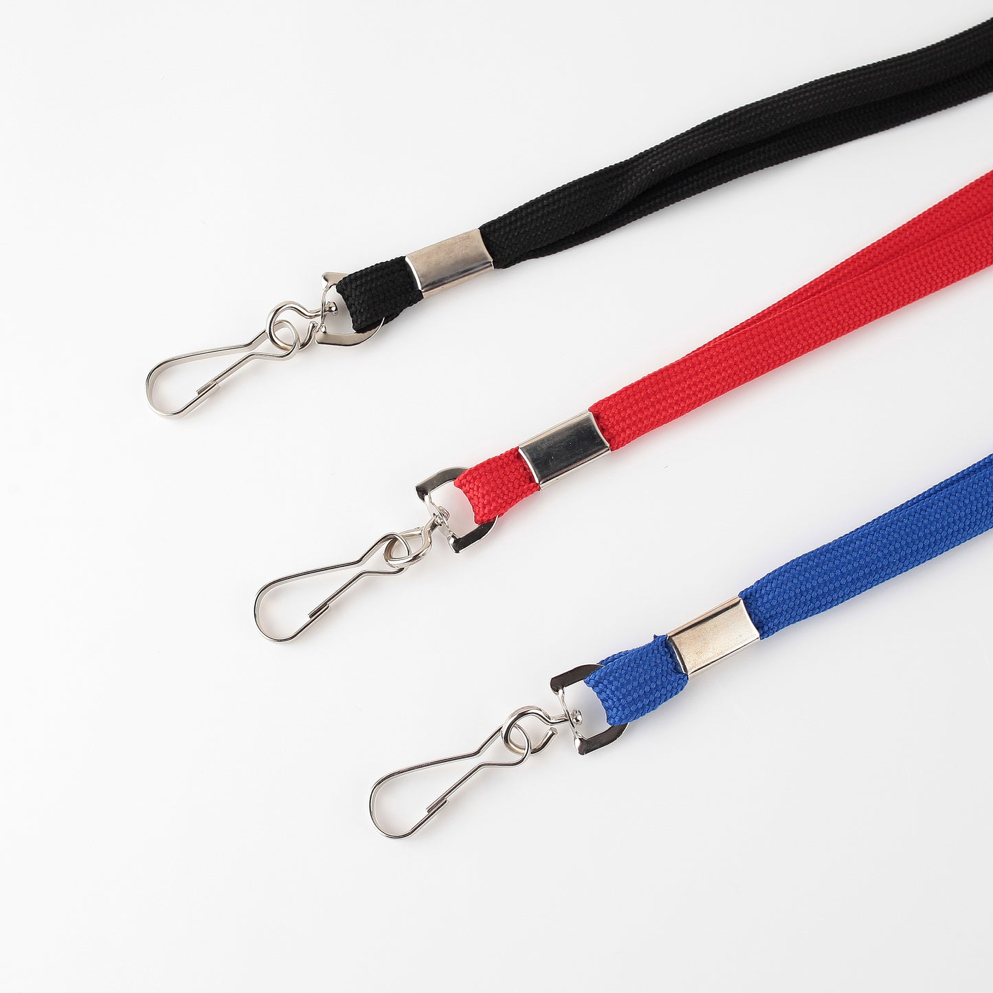 tubulor lanyard PK lanyard with metal J hook