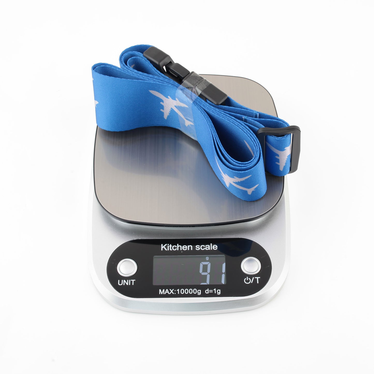 Luggage belt with buckle